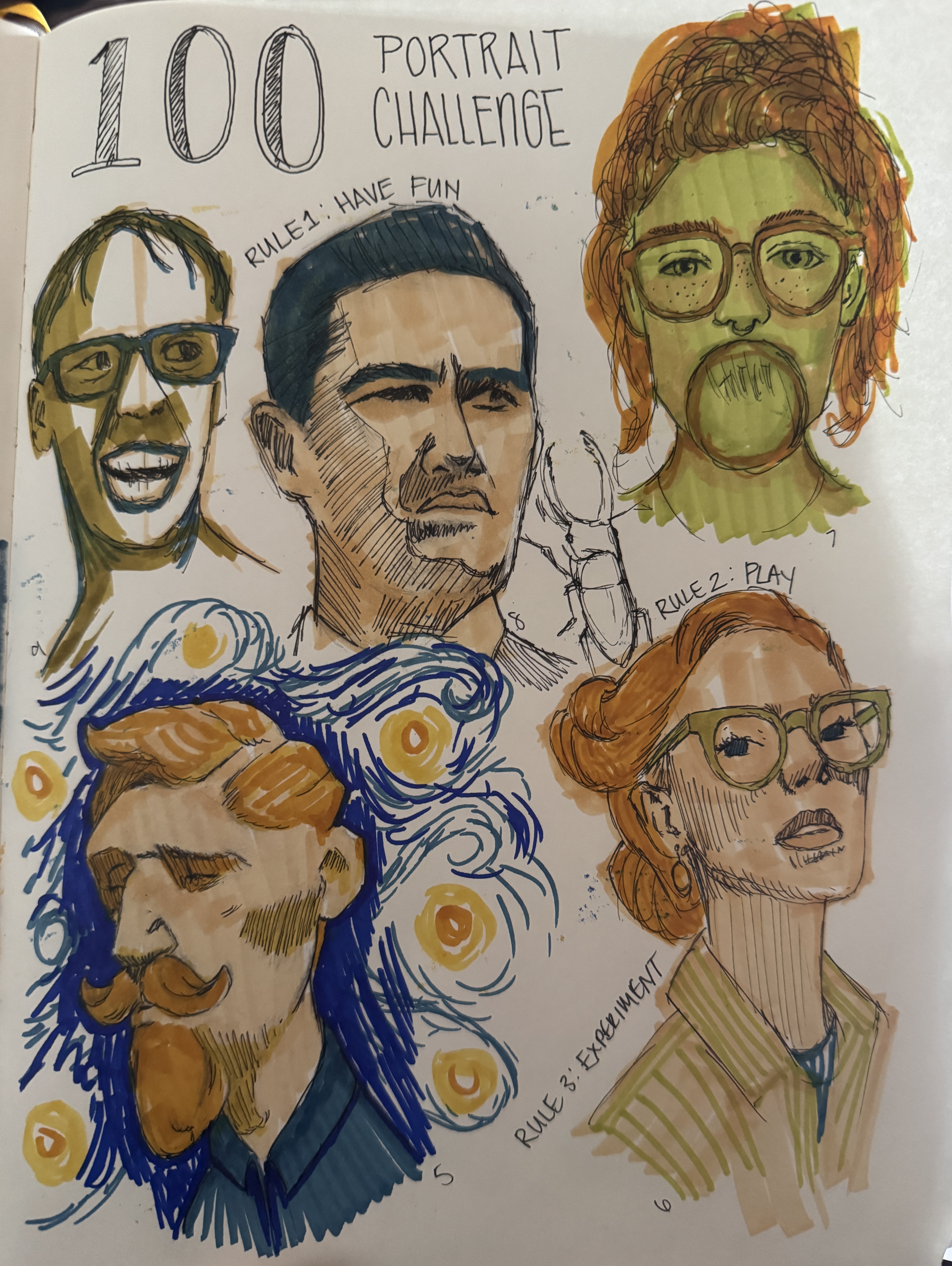 Rediscovering Play: A 100 Portrait Challenge